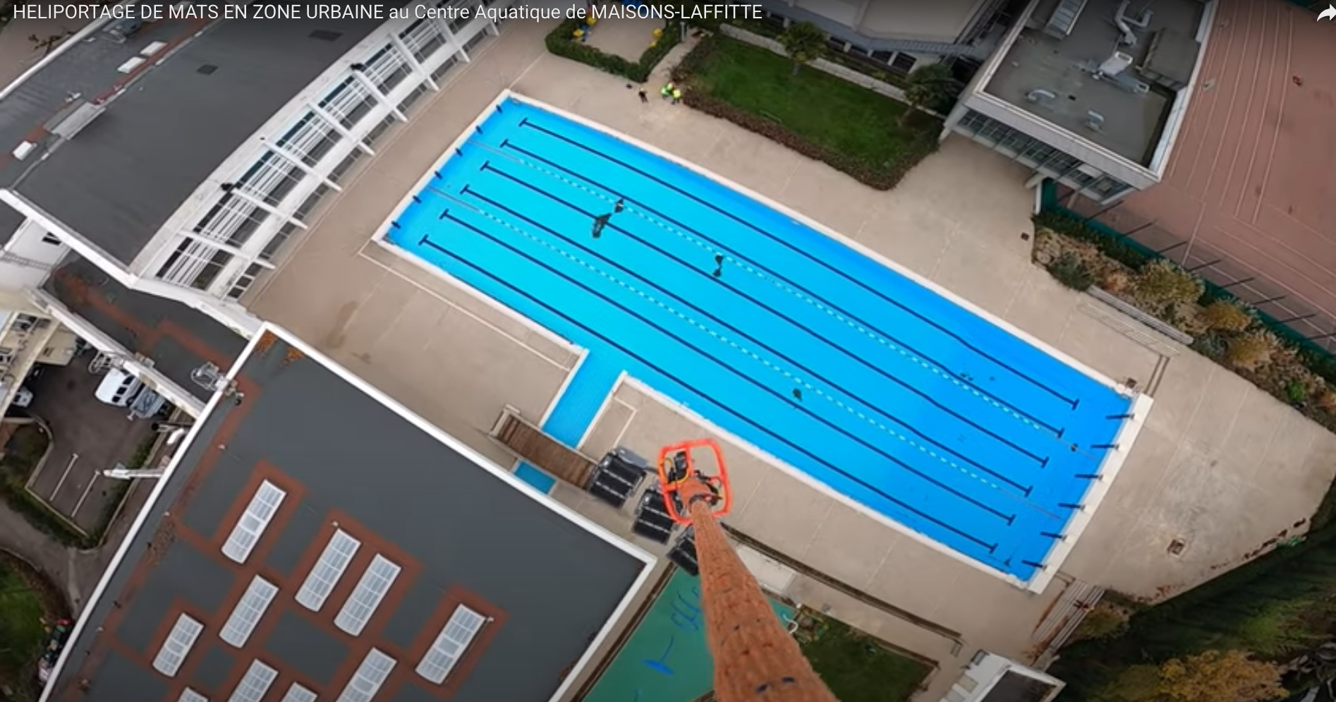 Héliportage / hélitreuillage - Centre Aquatique de Maisons-Laffitte