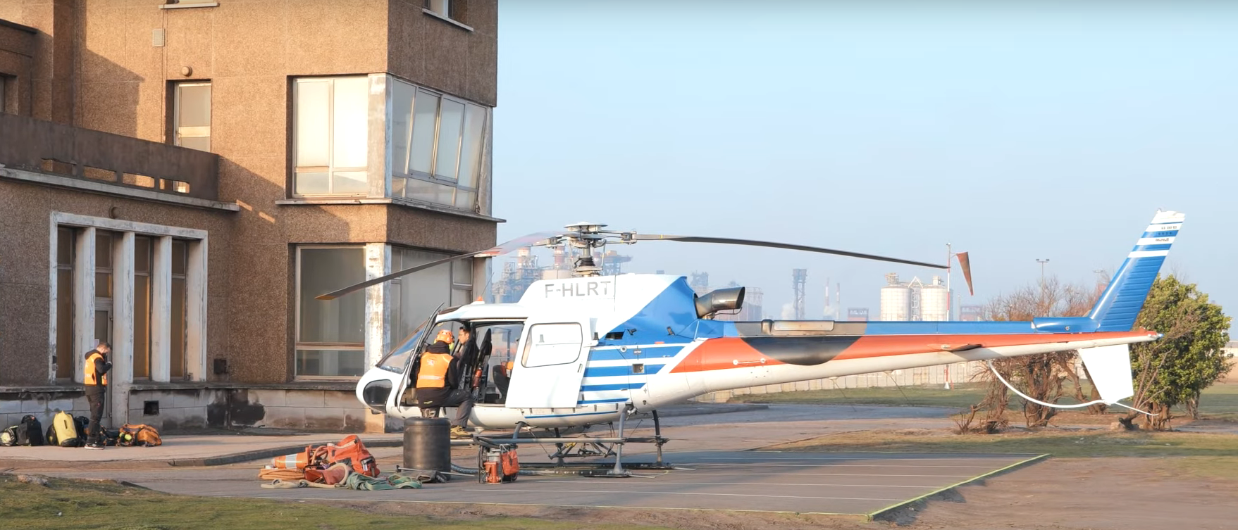 Héliportage / hélitreuillage : Remplacement de balises Grand Port Maritime de Dunkerque